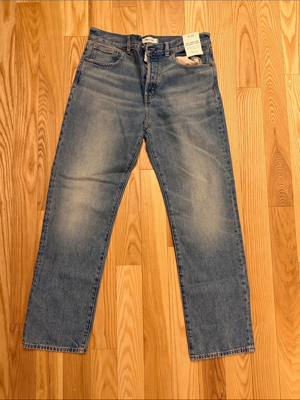 Madewell longline straight Jean